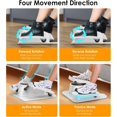 thumbnail image 5 of Under Desk Elliptical Machine for Senior, Quiet Motorized Leg Exerciser with Smart Remote, Pedal Exerciser with Adjustable Speeds for Auto/Manual Modes, LCD Monitor, Easy to Use for Home Office, 5 of 9