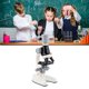 thumbnail image 4 of Juego de microscopio para niños kit de ciencia de microscopio para niños volante ajustable ángulo de observación luz LED para uso escolar ANGGREK Otros, 4 of 7