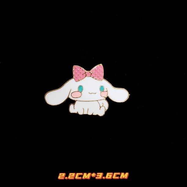 Anime Cinnamoroll Kuromi Hello Kitty Melody Pochacco lindo Animal esmalte Pin insignia en venta