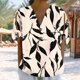 thumbnail image 2 of Vestidos Casuales Para Mujer, Blusas De Mujer De Moda Camiseta holgada de manga corta con cuello en V, botones y estampado sin posicionamiento para mujer, estilo informal y de moda, 2 of 7