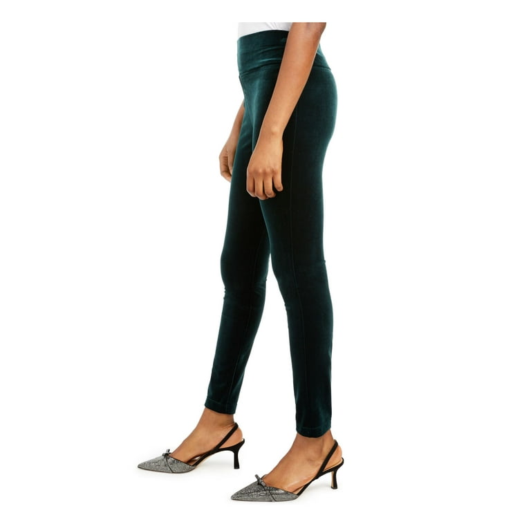 Green Mid Waist Velvet Legging, Party Wear, Skin Fit at Rs 100 in