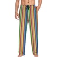 thumbnail image 3 of GZHJMY Mexican Serape Pajama Pants for Men, Lounge Pants Lightweight Men Pajama Bottoms with Drawstring Pockets, Christmas New Year Birthday Gifts, Small, 3 of 6