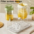 thumbnail image 4 of JIEMUCES Water Dispenser with Faucet BPA-Free Summer Juice Jug for Fridge 5L Leakproof Iced Tea & Fruit Infuser Pitcher Large Capacity Beverage Container for Parties Picnics, 4 of 8