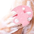 thumbnail image 4 of Silicone Round Scrubber, All Skin Types Rich Foam Exfoliate Handheld Body Scrubber  For Cleaning Body, 4 of 8