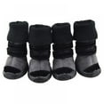 thumbnail image 1 of Dogs Winter Warm Snow Boots, Deer Leather Cashmere Pet Shoes for Small Dog, 1 of 5