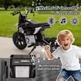 thumbnail image 2 of 24V Electric Dirt Bike for Kids 5-12, SHINPT Ride On Toys for Kids 5-12, Toddler Motorcycle with 200W Motor, Speeds 3.11-9.32MPH, Electric Toy Motorcycle with Rear Shock Absorber, LED Lamp, Music, 2 of 8