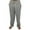 Grey Shorter Length, variant on At the Buzzer Men's Pajama Pants / Sleepwear / PJs (Navy Shorter Length, Small)