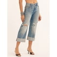 thumbnail image 4 of Jessica Simpson Women's Zinnia Wide Leg Boyfriend Jeans, Sizes 2-16, 4 of 6