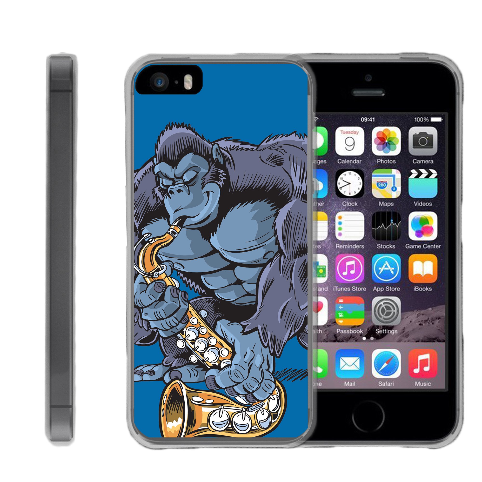 Turtlearmor A For Apple Iphone Se Iphone 5 Iphone 5s Flexible Case Slim Fitted Tpu Case Music Symbol Note Walmart Com Walmart Com