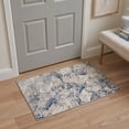 thumbnail image 4 of GENIMO 2'x10' Runner Rug, Washable Non Slip Soft Abstract Hallway Runner for Kitchen Entryway Laundry Room, Blue Greige, 4 of 7