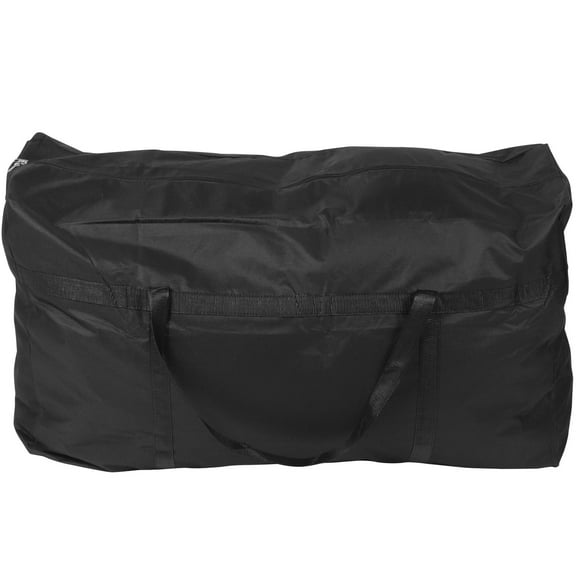 HOMEMAXS  Foldable Travel Bag Expandable Vacuum Bags Storage The Tote Handbag Black