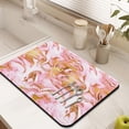 thumbnail image 3 of Marble Abstract (rose Gold) Dish Drying Mat Heat Resistant Bar Mat Collapsible Bar Mats for Shop Counter 18x24 Inches, 3 of 7
