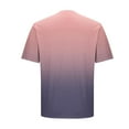thumbnail image 6 of VBTAPA Men's Big and Tall T-shirts Gradient Print Graphic Tees Short Sleeve Casual Stylish Tops Pink XXXXXL, 6 of 8