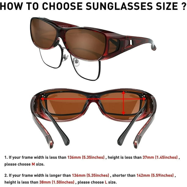 Br'Guras Fit Over Polarized Sunglasses Flip Up Lens for Men and Women