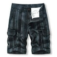 thumbnail image 2 of IROINNID Savings Cargo Shorts for Men Plus Size Cargo Shorts Multi-Pockets Relaxed Summer Beach Shorts Pants,Black, 2 of 3