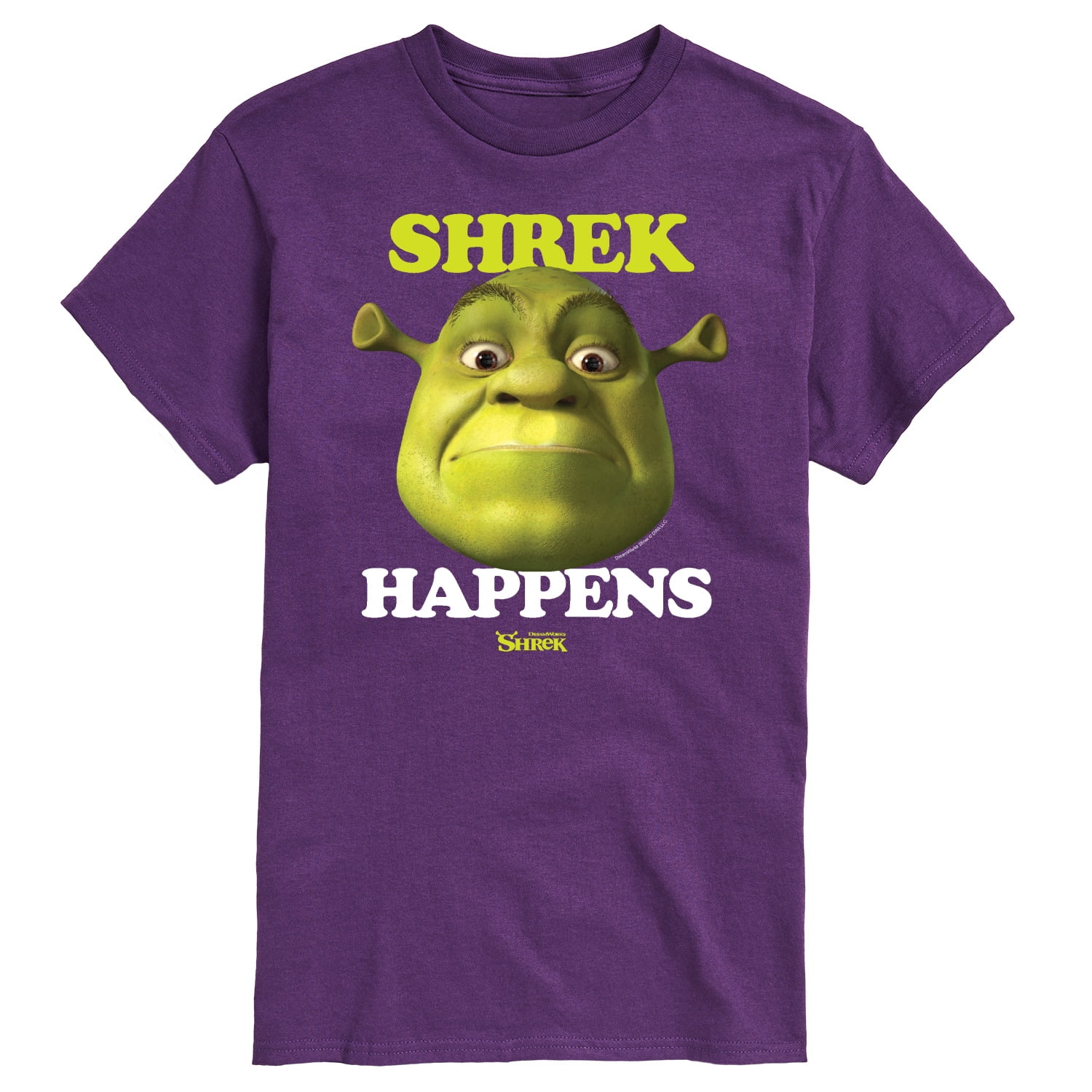 Shrek - Shrek Happens Meme - Men's Short Sleeve Graphic T-Shirt ...