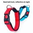 thumbnail image 5 of Pet Collar - Adjustable Length Reflective Strap - Buckle Closure Safety Lock - Metal D-ring Reflective Padded Nylon Dog Collar - for Small Medium Dogs, 5 of 8
