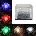thumbnail image 4 of Lámpara Solar shamjiam Ice Cube Buried Yard Lamp Impermeable Iluminación Adornos Blanco, 4 of 8