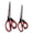 8.5" & 9.5" Forged Black With Red, variant on JubileeYarn Forged Titanium Fabric Shears - 8.5" Black w/Red - 1 Scissor