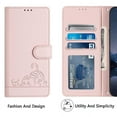 thumbnail image 4 of Flip case for GANGXUN Motorola MOTO G POWER 2023 Wallet Case with Kickstand, Card Slots, RFID Block, Cat Design, 4 of 5
