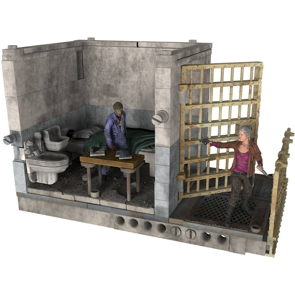 the walking dead prison tower building set