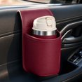 thumbnail image 6 of Neoargh 2 Pack Faux Leather Car Cup Holder Organizer, Drink Cupholder for Back Seat, Car Side Door, Headrest, Extra Automotive Cup Holders for Water Bottles, Tumblers & Coffee Mugs, 6 of 6