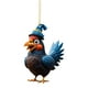 thumbnail image 2 of Cute Rooster Car Pendant Home Tree Decoration Christmas Tree Ornament Home Decor, 2 of 5