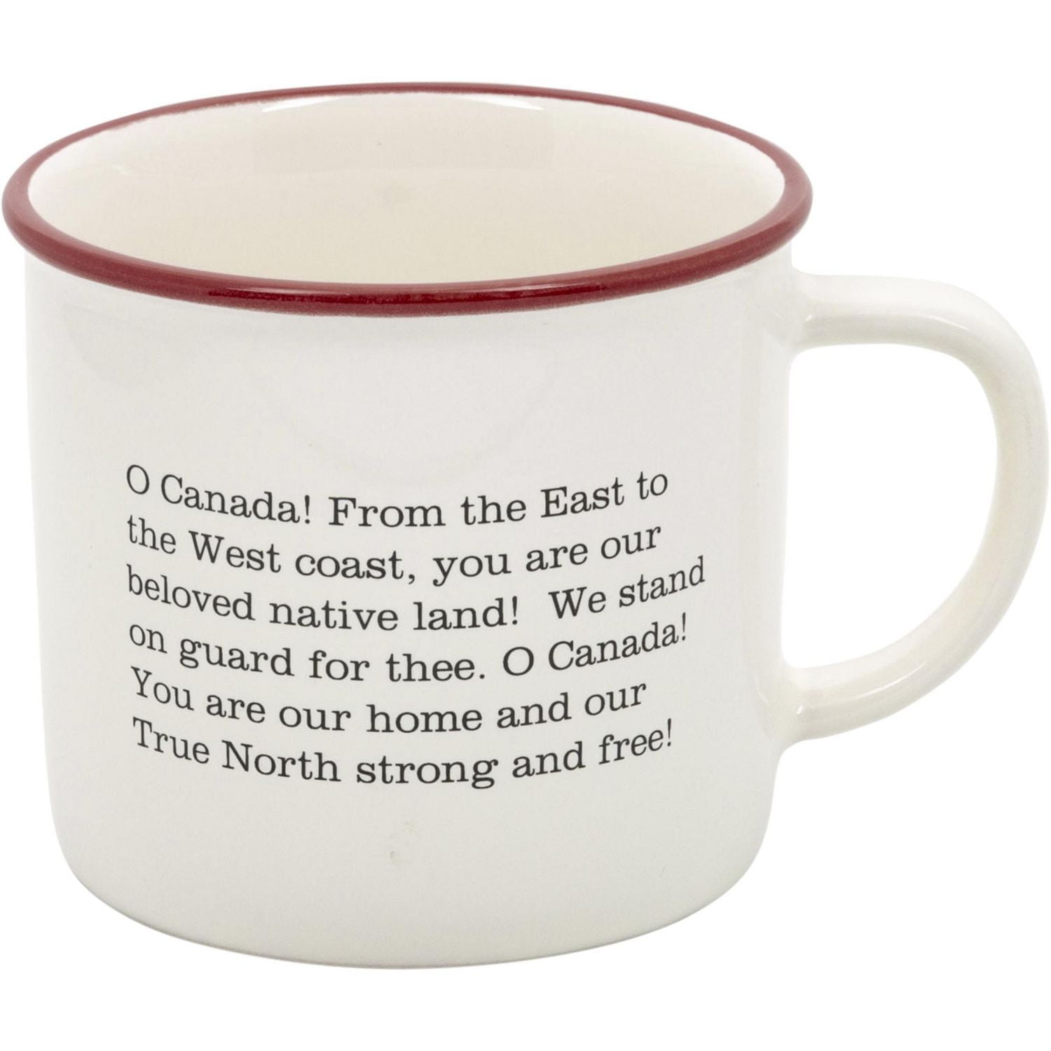 Canadiana Stoneware mug - "True North"