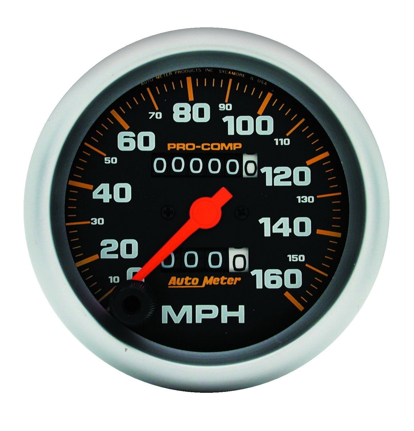 Autometer 5153 Pro-Comp Speedometer, 3-3/8", 160 MPH , Mechanical