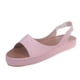 thumbnail image 3 of Sandalias cómodas para mujer, zapatos Retro de tacón bajo con punta abierta, moda de verano, 2021, 3 of 5