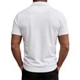 thumbnail image 6 of Dolkfu Mens Shirts Business Polos Golf Shirt Short Sleeve White Collared Regular Fit Summer Tees for Men XXL, 6 of 9