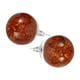 thumbnail image 1 of PTOOTP 1Pares Aretes Redondos En Resina Marrón Sofisticado Para Mujer Y Estilo, 1 of 6