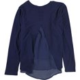 thumbnail image 2 of Maison Jules Blusa de jersey con aspecto de capas para mujer, azul, XX-Large maison Jules Pull-over, 2 of 2