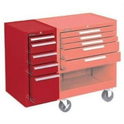 Hang-On Cabinets - red 6 drawer hang-on cabinet, Side Cabinet, Red, Tool Cabinet