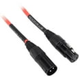 thumbnail image 4 of 2 Rockville 50' Female to Male REAN XLR Mic Cable 100% Copper (Red and Blue), 4 of 5