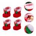 thumbnail image 3 of 4 piezas reutilizables Navidad dulces botas dulces regalo almacenamiento botas decoración colgantes, 3 of 5