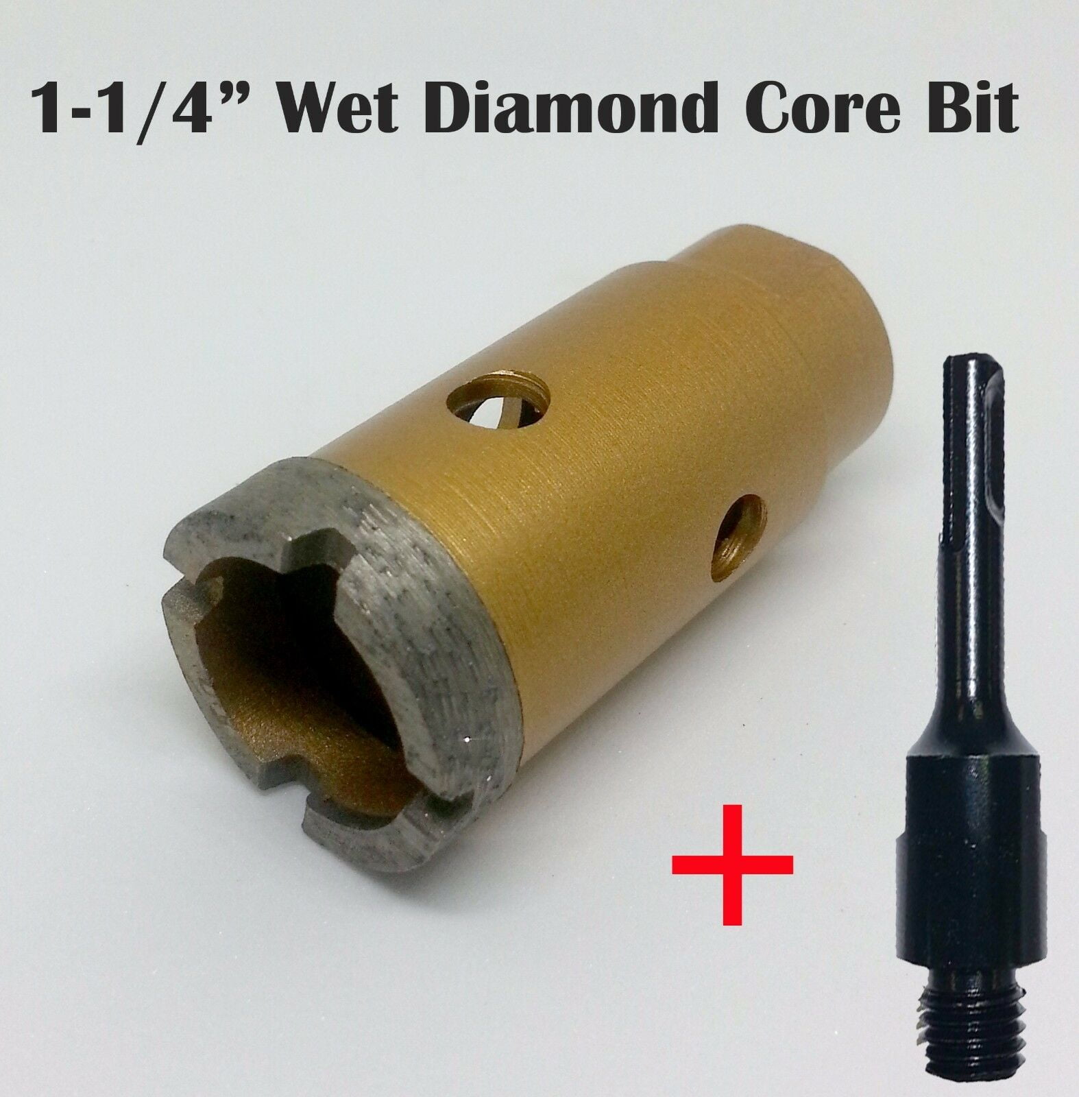 125 Wet Diamond Segments Core Drill Bit With Sds Plus Adapter For