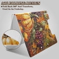 thumbnail image 4 of Harvest Autumn Oil Painting Foldable Binder Folder Clipboard with Pen Slot Double Clips A4 Size File Storage, 4 of 8