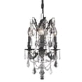 thumbnail image 1 of Elegant Lighting Rosalia 13" 3 Light Royal Crystal Chandelier, 1 of 2