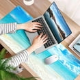 thumbnail image 6 of Beach Clouds Sky Desk Mat, Desk Accessory, Cute Workspace, Trendy Workspace, Trendy, 35.4x15.7in Large Gaming Mouse Pad, Cute Desk Topper, Pretty Desk Pad, 6 of 6