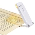 thumbnail image 5 of Luz de lectura de libros recargable por USB, 2 niveles de brillo, luz de libro con clip LED para leer en la cama, lámpara de libro para el cuidado de los ojos para niños, ratones de bibliote, 5 of 5