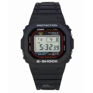g-shock riseman multi-function digital black resin mens watch