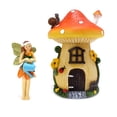 thumbnail image 3 of Inserción de animales en maceta de casa de hongos, decoraciones creativas de resina, decoraciones de granja de jardín, decoraciones de escritorio, regalos, decoraciones de automóviles, 3 of 4