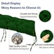 thumbnail image 4 of Xiao Hua Cojín grueso y cómodo para jardín, terraza, hogar, cocina, oficina, 99,5 x 50,8 x 8 cm (verde), 4 of 5