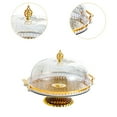 thumbnail image 6 of yotijay Cake Display Stand with Dome Cover Footed Cake Plate for Candy Donut Cookies A, 6 of 9
