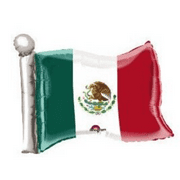 14" MEXICO FLAG Mini Shape Balloon (Air-Fill Only) • Party Supplies Decorations Foil Mylar Balloon