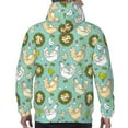 thumbnail image 7 of Wukai Chicken Laying Eggs Print Men Hoodies Fleece Sweatshirts Long Sleeve Sweaters Pullover Fall Outfits Winter Clothes-XX-Large, 7 of 7