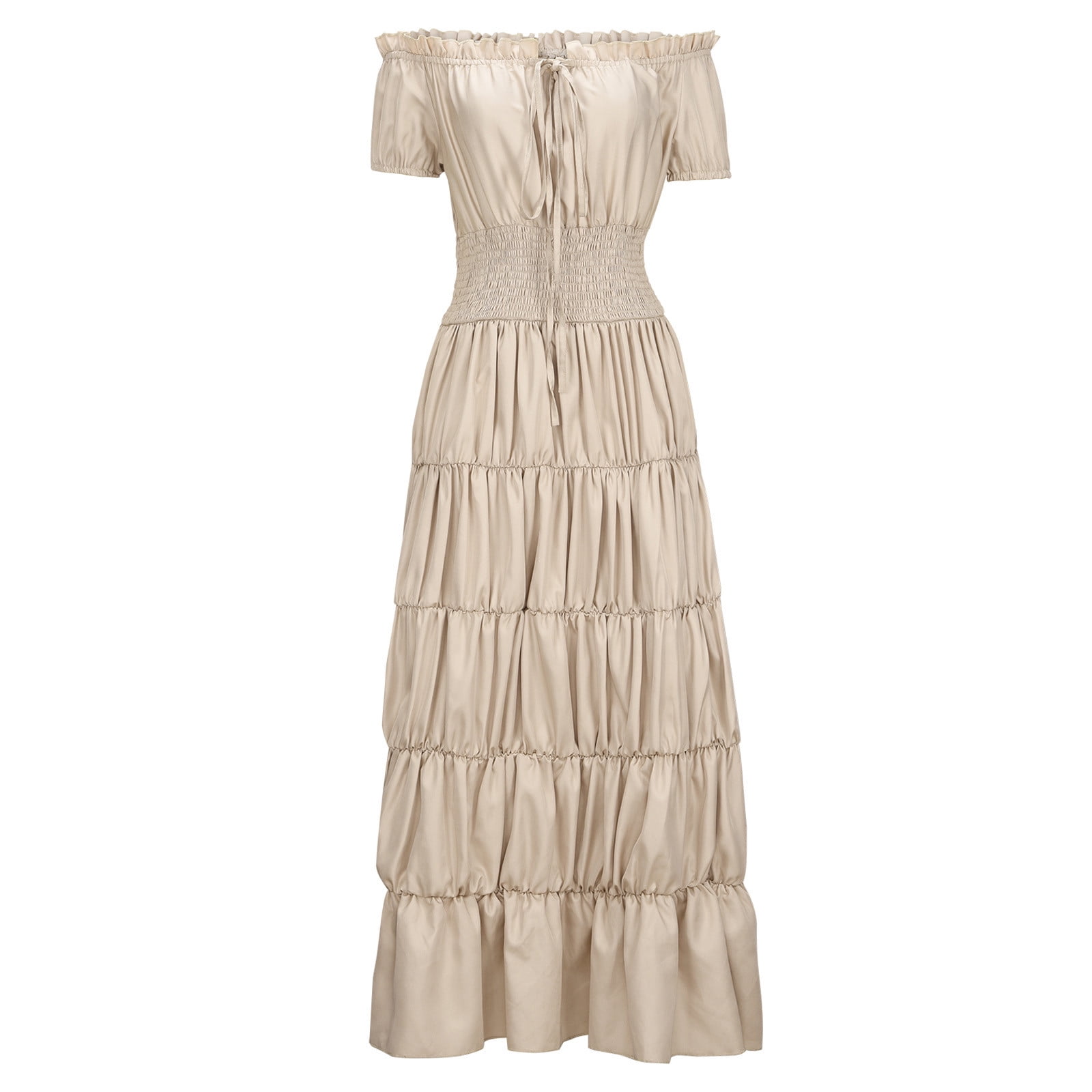 YFPWM Mother of the Bride Dresses Boho Floral Long Dress Swiss Dot a Line Dress Club Night out