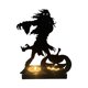 thumbnail image 2 of Candelabro de Esqueleto de Halloween, Decoración de Fiesta Espeluznante, Base de Metal Estable, Adorno Festivo para Festival de Fantasmas, Práctico Portavelas de Té, Centro de Mesa de Comedor con Car, 2 of 4