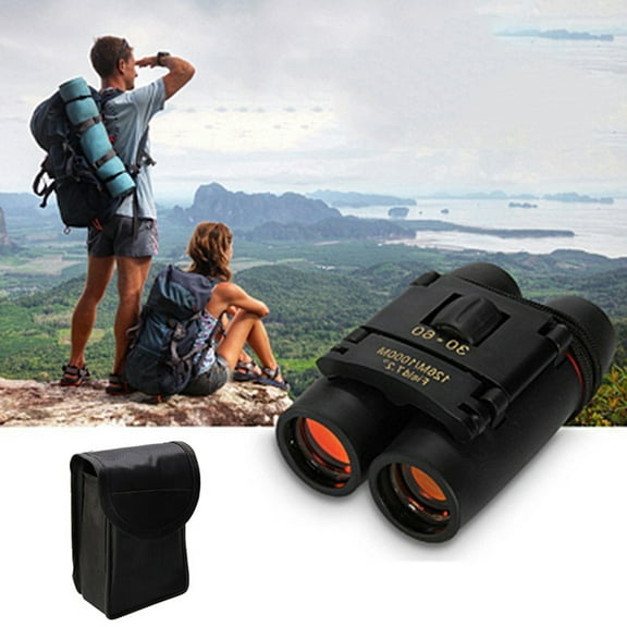 kitwin 30x60 Small Binoculars for Kids and Adults Portable Light Binoculars Foldable Binoculars Waterproof Small Binoculars for Outdoor Bird Watching Travel Sightseeing Hunting Camping